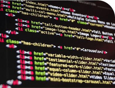 Web development code